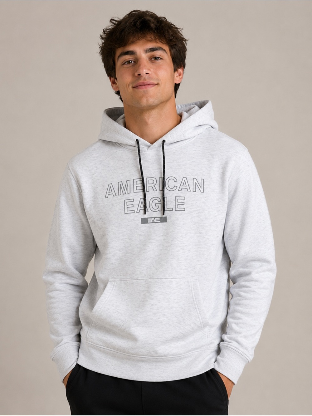NWOT American Eagle Outfitters Hooded Pullover Sweatshirt - Gray (L)
